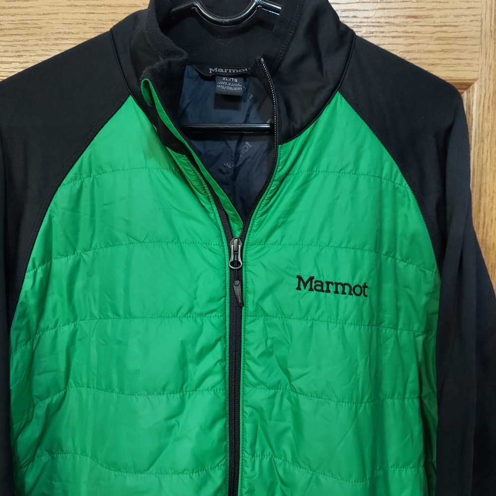 Marmot Mens XL Variant Hybrid Insulated Jacket Green Black